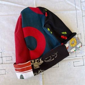 Beanie cap skeleton skullie tour donuts phish patchwork ♻️⭕️🦋🌈💀 shakedown #5